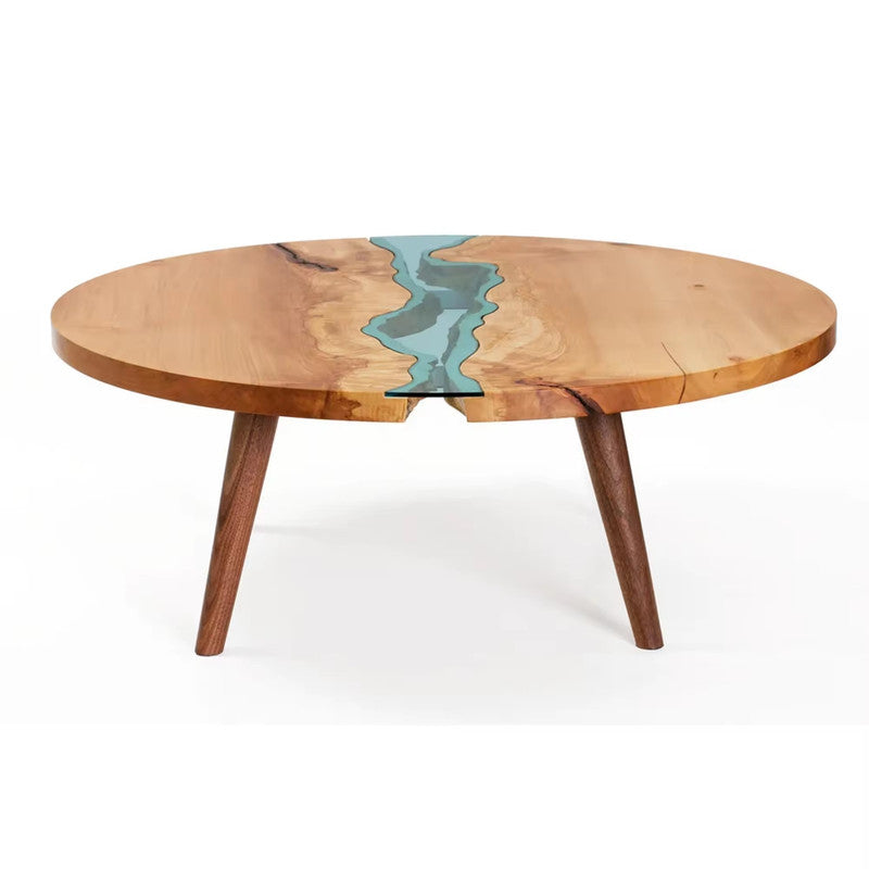 Beautiful River Glass Table
