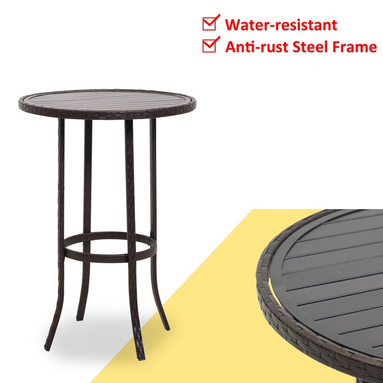 3-Piece Bar Height Patio Dining Set