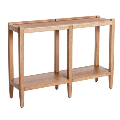 Brown Acacia Wood Sideboard Garden Shelf
