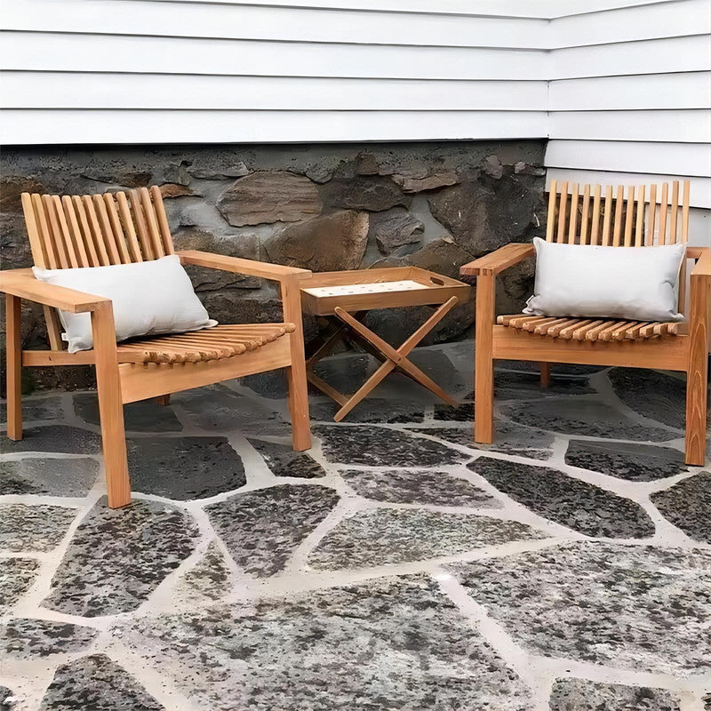 Solid Wood Table and Chair Set