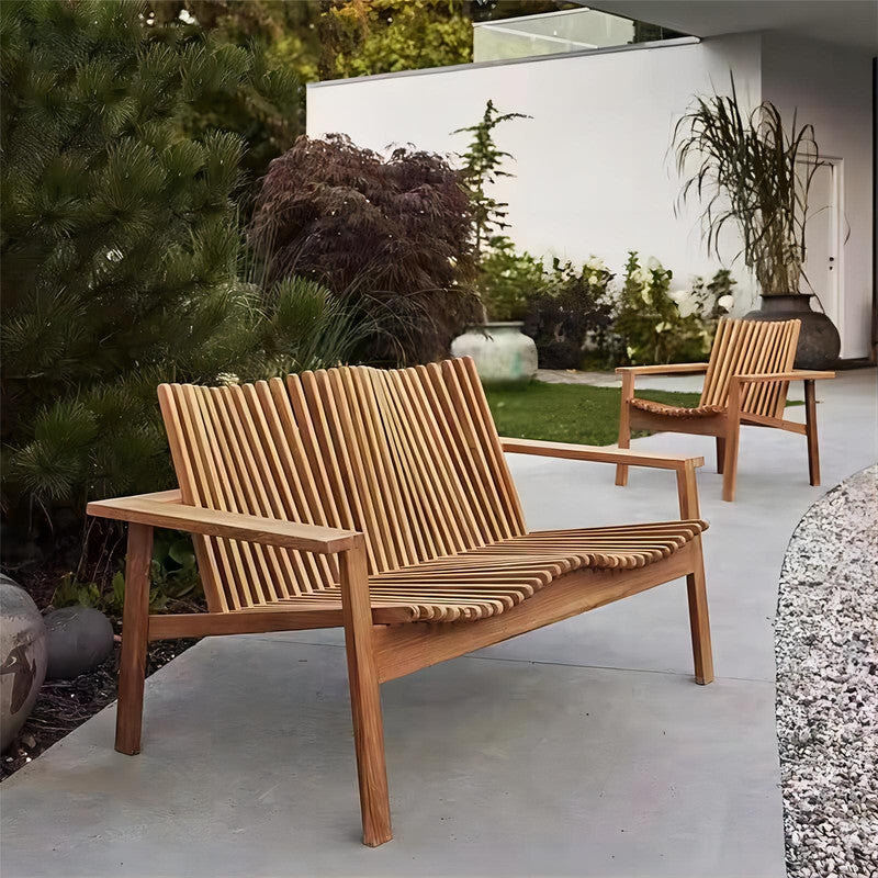 Solid Wood Table and Chair Set