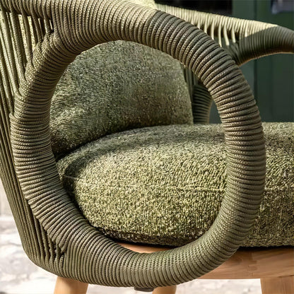 Rope Ring Armrests Rope Woven Sofa Set