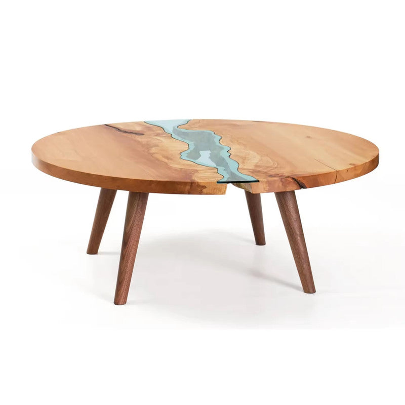Beautiful River Glass Table