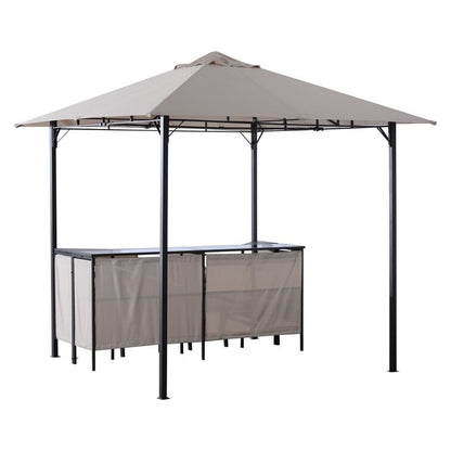 Metal Bar Set with Stools