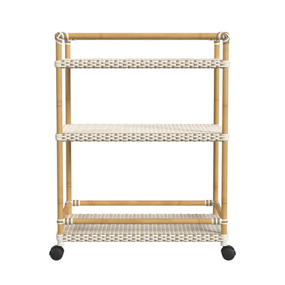 Bar Cart with Metal Outer Material