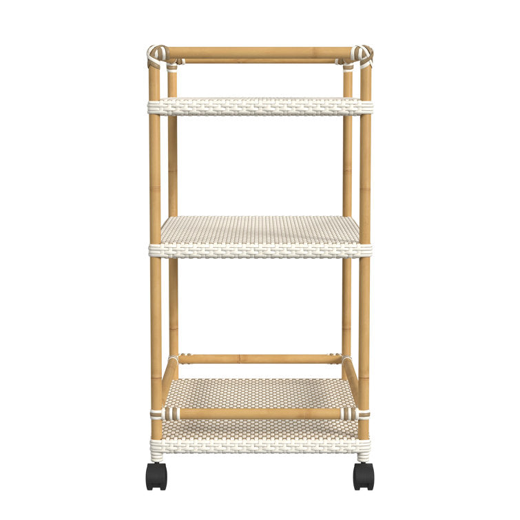 Bar Cart with Metal Outer Material