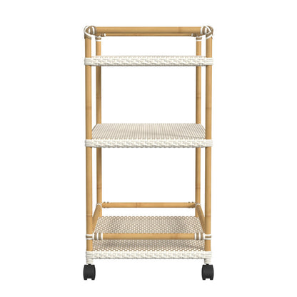 Bar Cart with Metal Outer Material