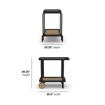 Metal Bar Cart