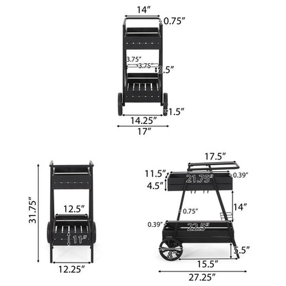 Metal Bar Cart