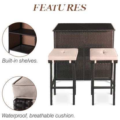 Bar Set with Stools
