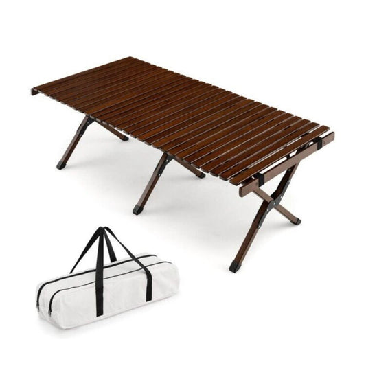 Rectangular 23.6'' L x 47.2'' W Outdoor Picnic Table