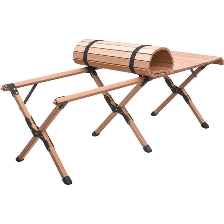 Rectangular 23.6'' L x 47.2'' W Outdoor Picnic Table